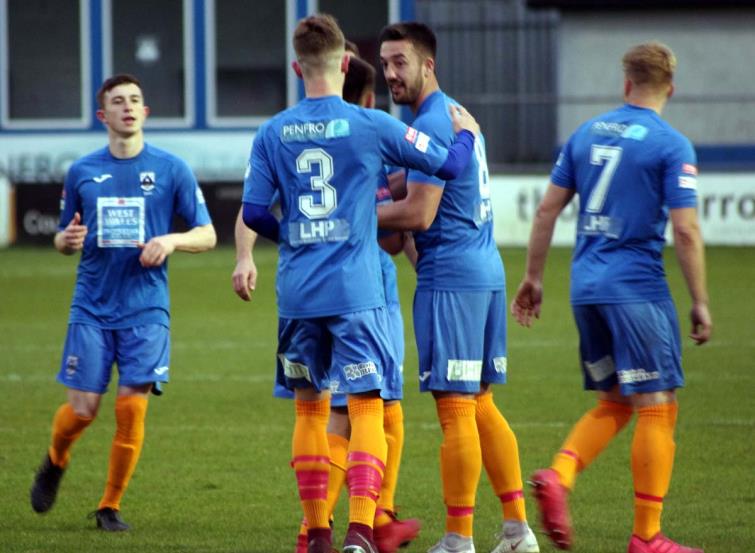 Elliot Scotcher scored with a free kick and from the penalty spot for the Bluebirds